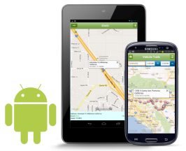 GPSTrackIt.com offers Android SmartPhone and tablet integration with Fleet Pro GPS tracking software.