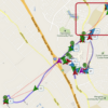 vehicle trails compare to route