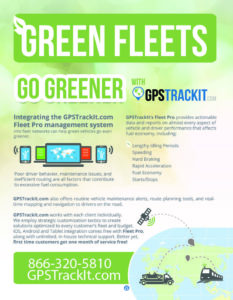 Green Fleets Go Greener with GPSTrackIt.com/