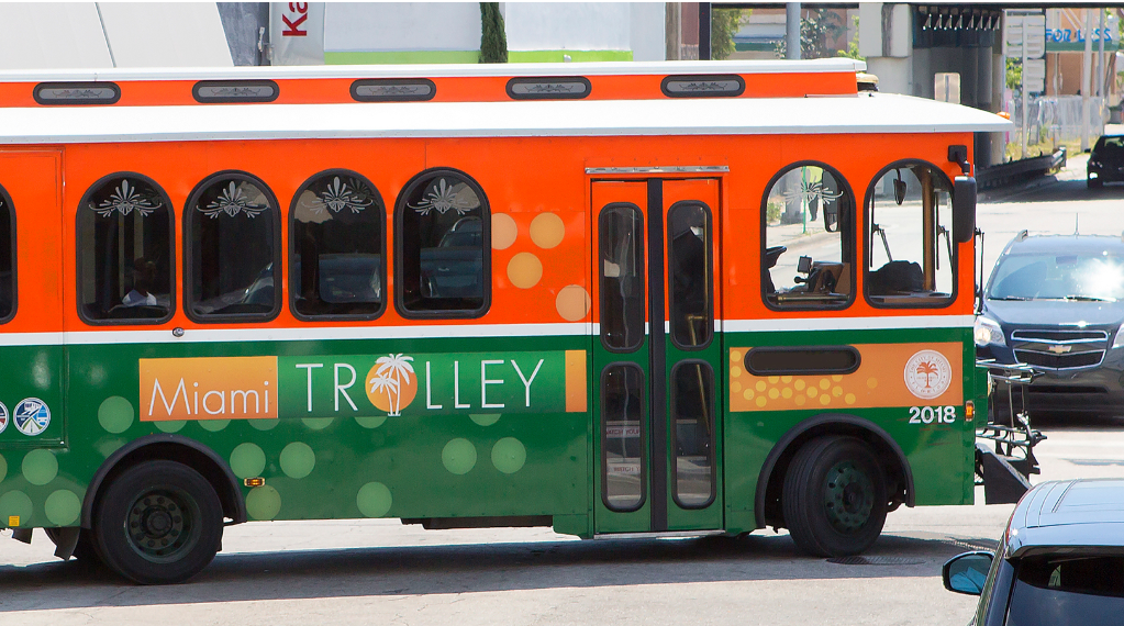 Public transportation Miami trolley