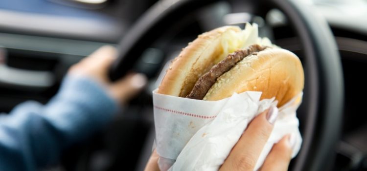 The Distraction of Eating & Driving for Truck & Van Drivers