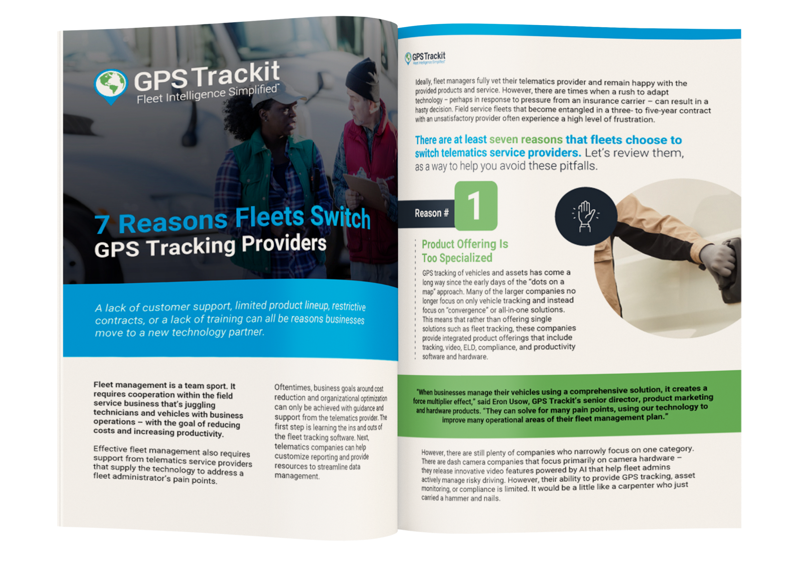 ebook-mock-up 7 reasons fleets switch GPS Tracking Providers